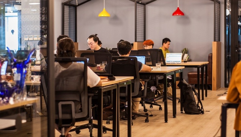 Cho thuê khu vực co working